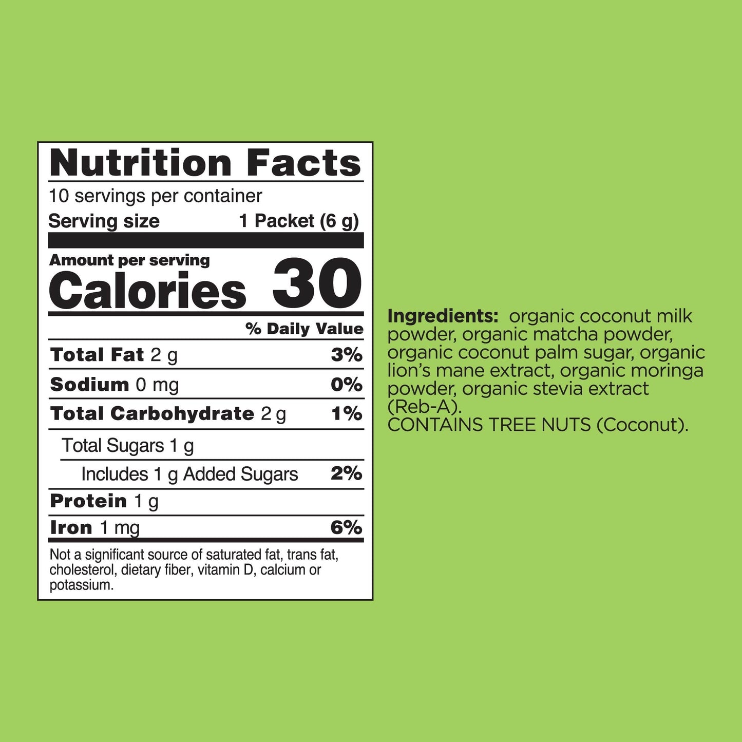 Focus Matcha Latte Packets - Matcha Latte Functional Latte Mix