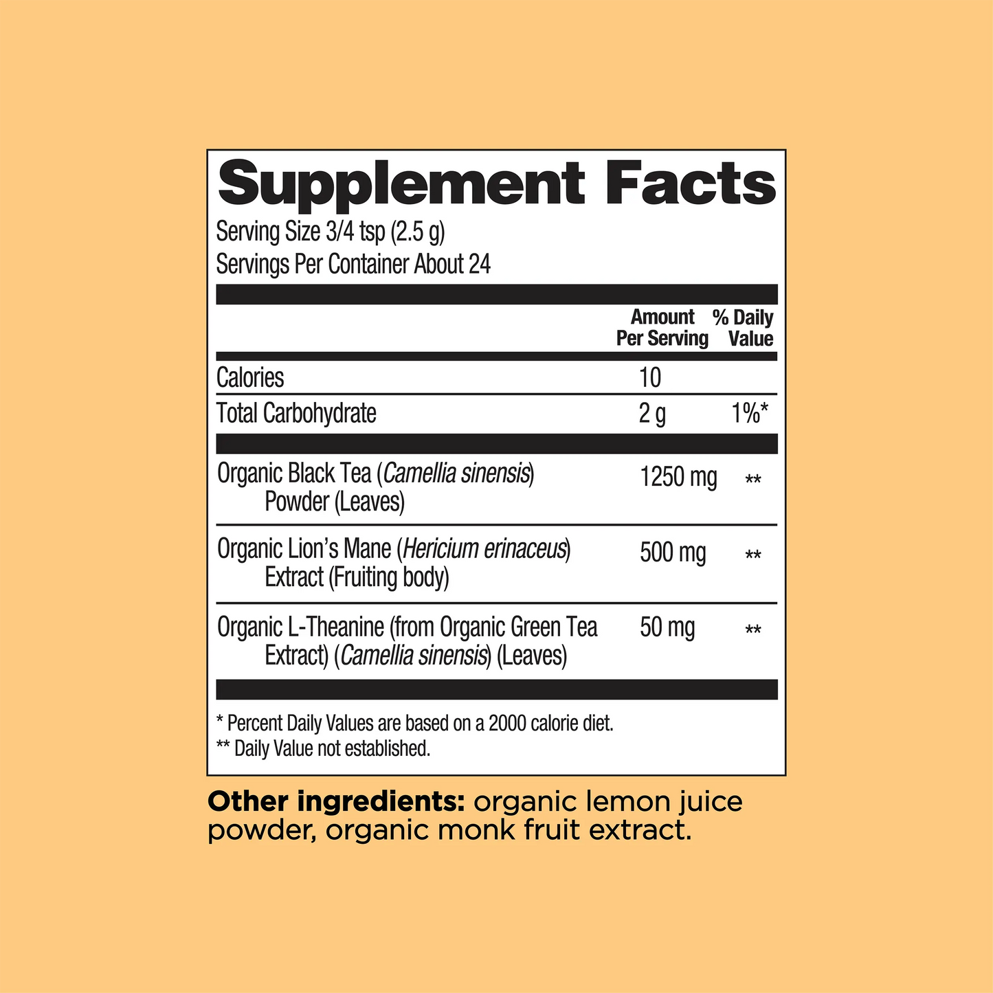 Focus Black Tea - Focus Wellness Black Tea