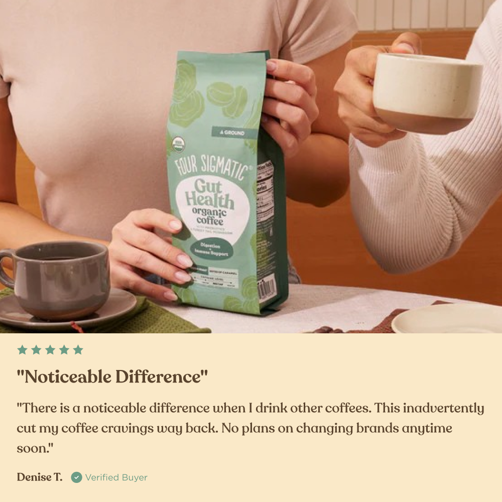 Gut Health Ground Coffee - Medium - Gut Health Medium Roast Daily Brew Coffee