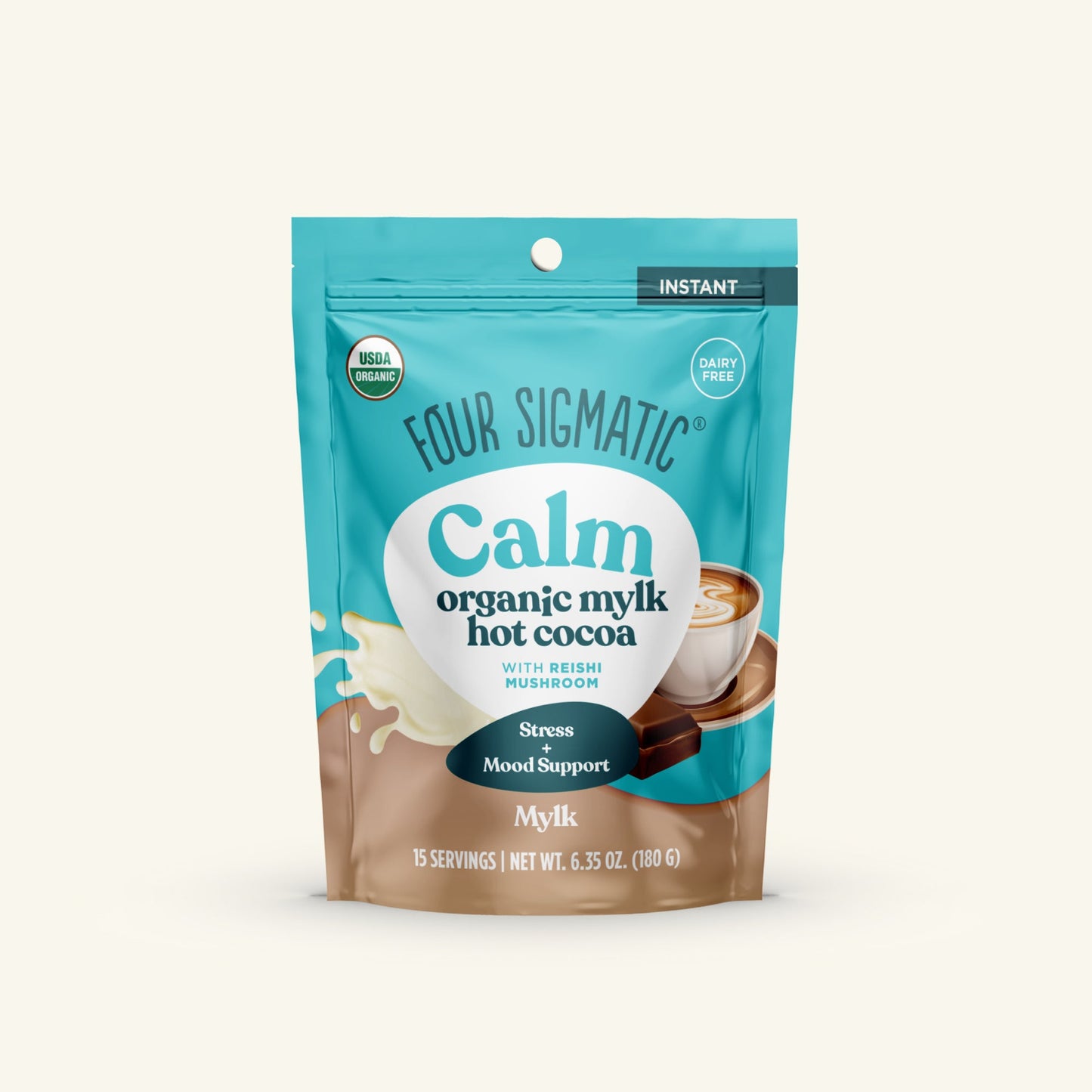 Calm Mylk Hot Cocoa - Calm Wellness Drink Packets