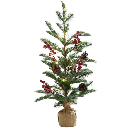 Lighted Country Pencil Pine Tree 24\"