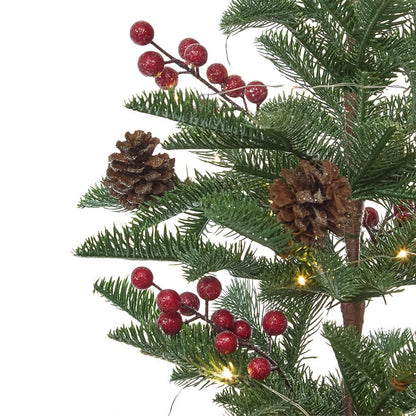 Lighted Country Pencil Pine Tree 24\"