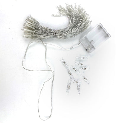 LED String Light with 10 Clips 60 Fairy Curtain Lights