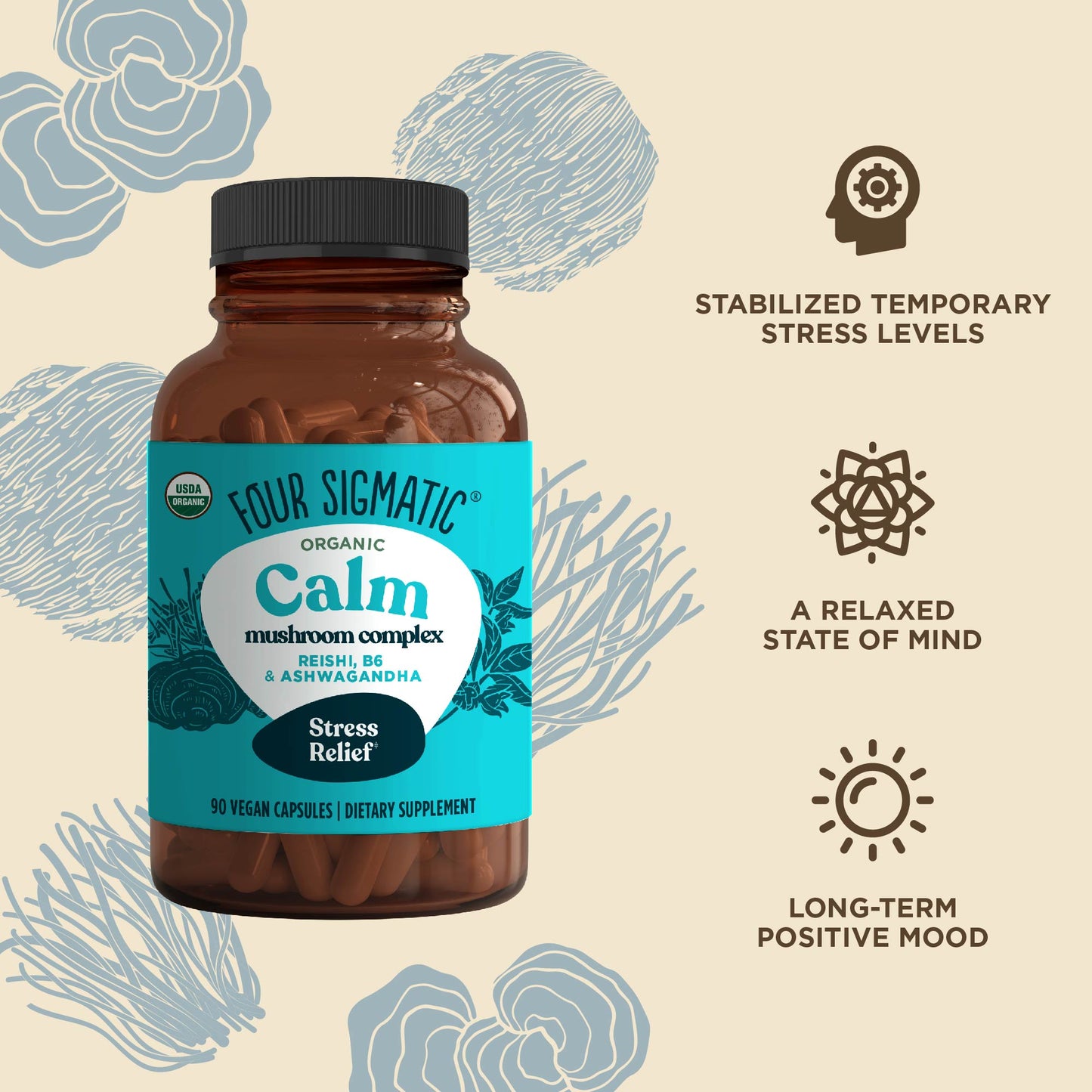 Calm Capsules - Calm Wellness Support Capsules