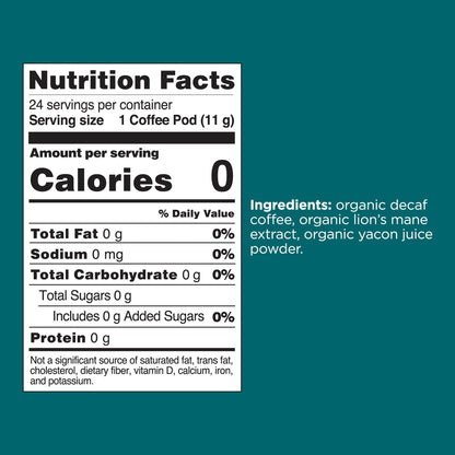 Focus Decaf Coffee Pods (24ct) - Focus Decaf Daily Brew Pods