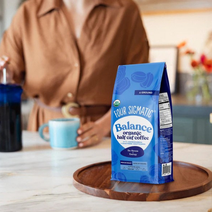 Balance Half Caf Ground Coffee - Medium - Half Caf Medium Roast Daily Brew Coffee