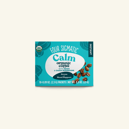 Calm Instant Coffee Packets - Calm Daily Mushroom Coffee