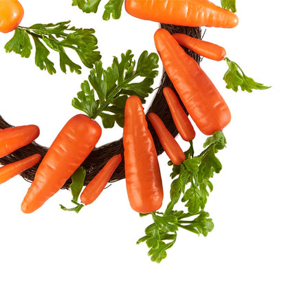 Easter Country Bunnies Decorative Carrot Garland or Carrot Wreath