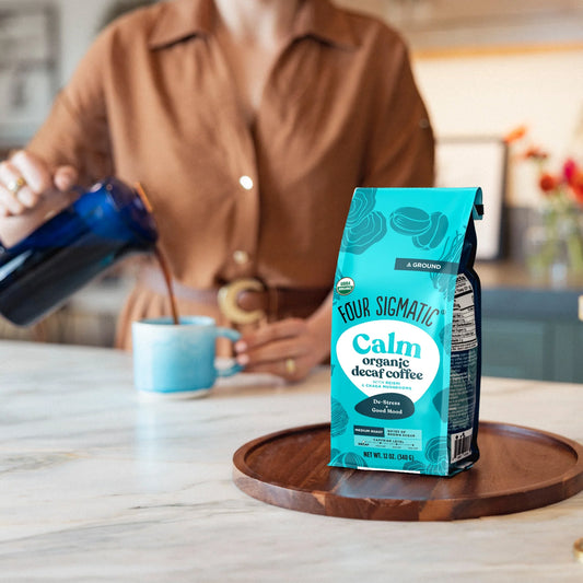 Calm Decaf Ground Coffee - Medium - Medium Roast Daily Brew Coffee