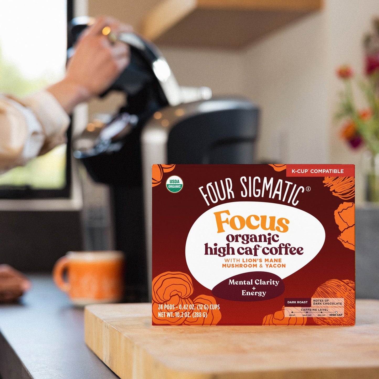 Focus High Caf Coffee Pods (24ct) - Focus High Caf Daily Brew Pods
