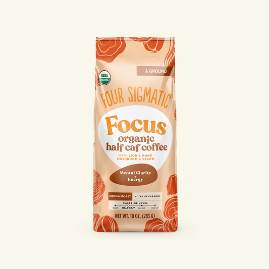 Focus Half Caf Ground Coffee - Medium - Half Caf Medium Roast Daily Brew Coffee