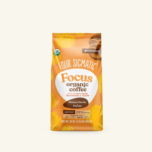 Focus Whole Bean Coffee - Dark (20oz) - Dark Roast Daily Brew Coffee Beans