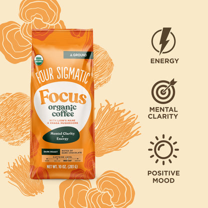 Focus Ground Coffee - Dark - Dark Roast Daily Brew Coffee