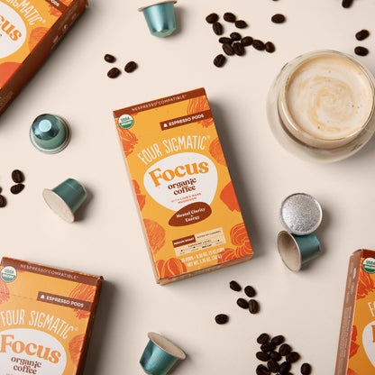 Focus Medium Roast Espresso Pods (10ct) - Medium Roast Coffee Capsule Pack