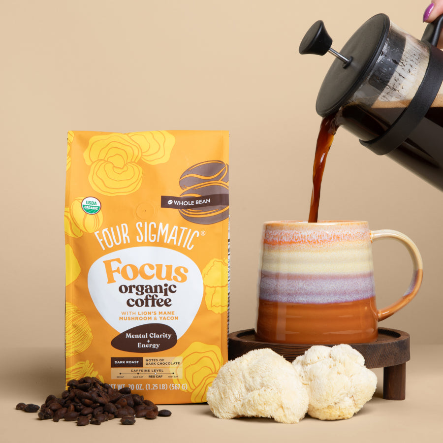 Focus Whole Bean Coffee - Dark (20oz) - Dark Roast Daily Brew Coffee Beans