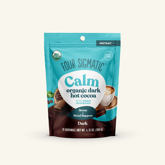 Calm Dark Hot Cocoa - Calm Wellness Drink Packets