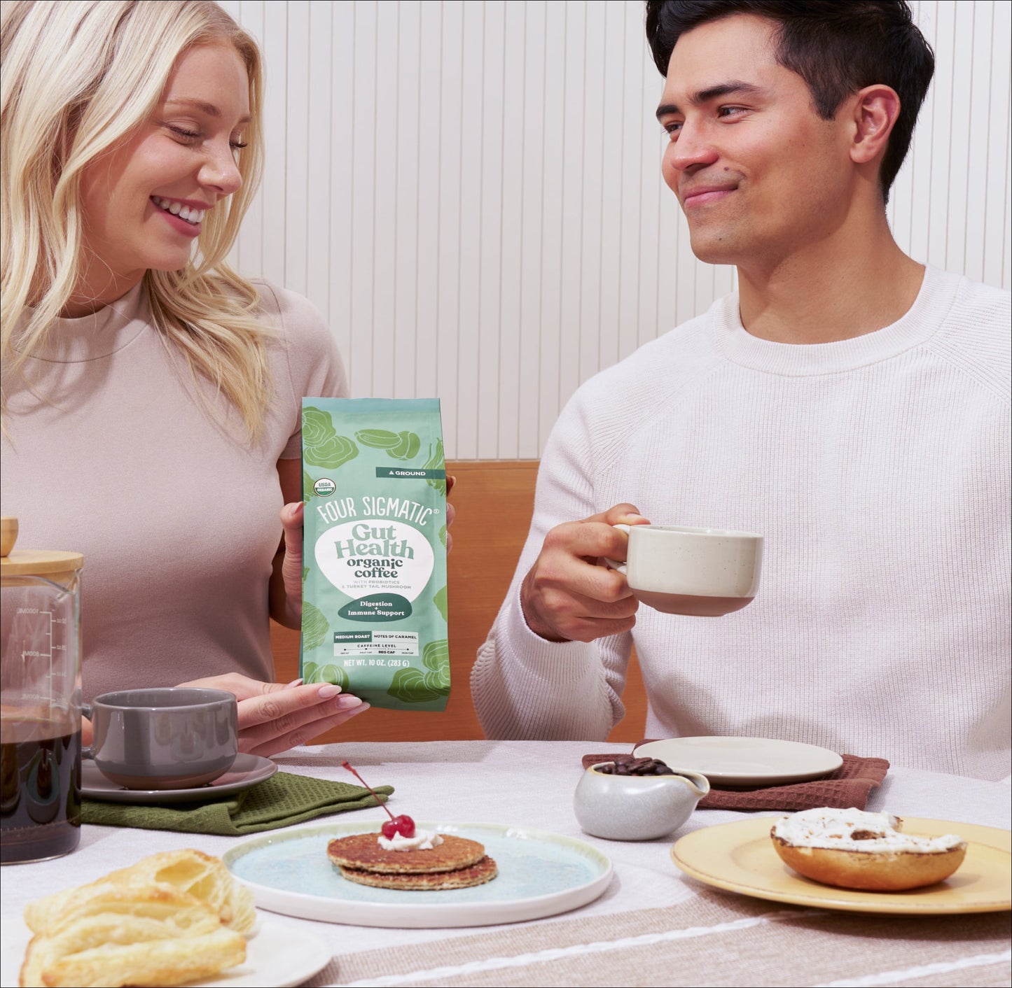 Gut Health Ground Coffee - Medium - Gut Health Medium Roast Daily Brew Coffee