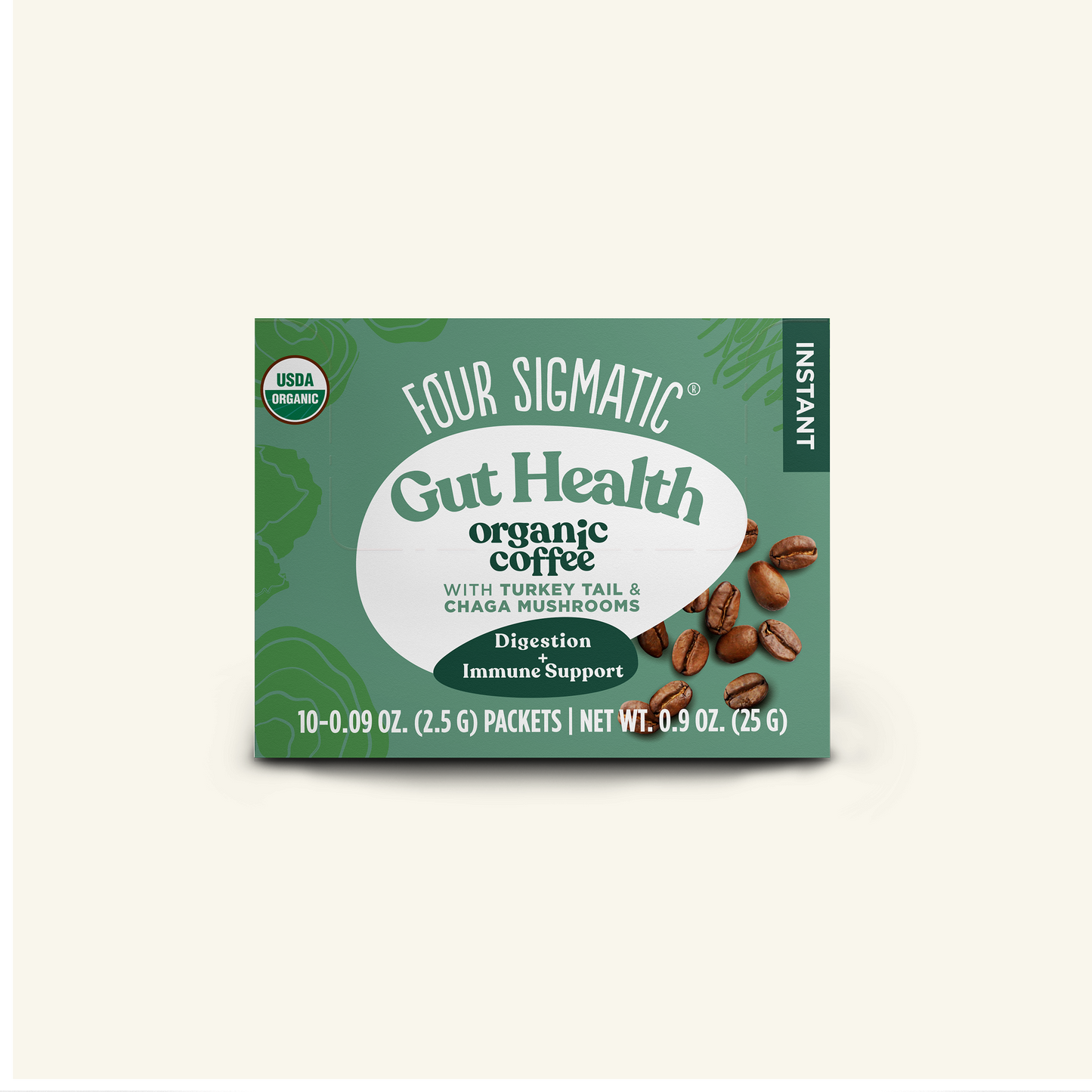 Gut Health Instant Coffee Packets - Gut Health Daily Mushroom Coffee