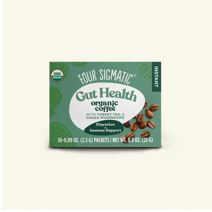 Gut Health Instant Coffee Packets - Gut Health Daily Mushroom Coffee