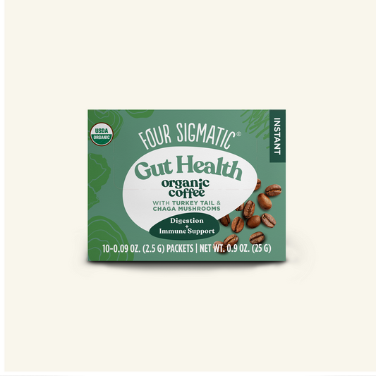 Gut Health Instant Coffee Packets - Gut Health Daily Mushroom Coffee