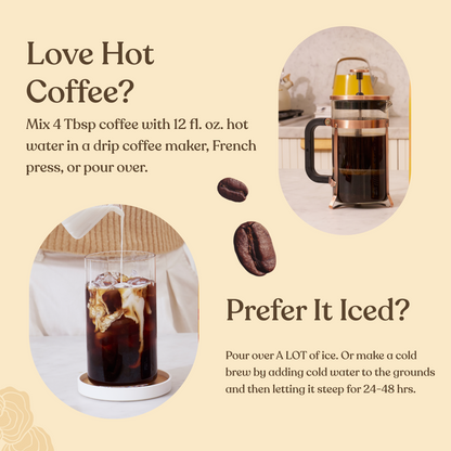 Gut Health Ground Coffee - Medium - Gut Health Medium Roast Daily Brew Coffee