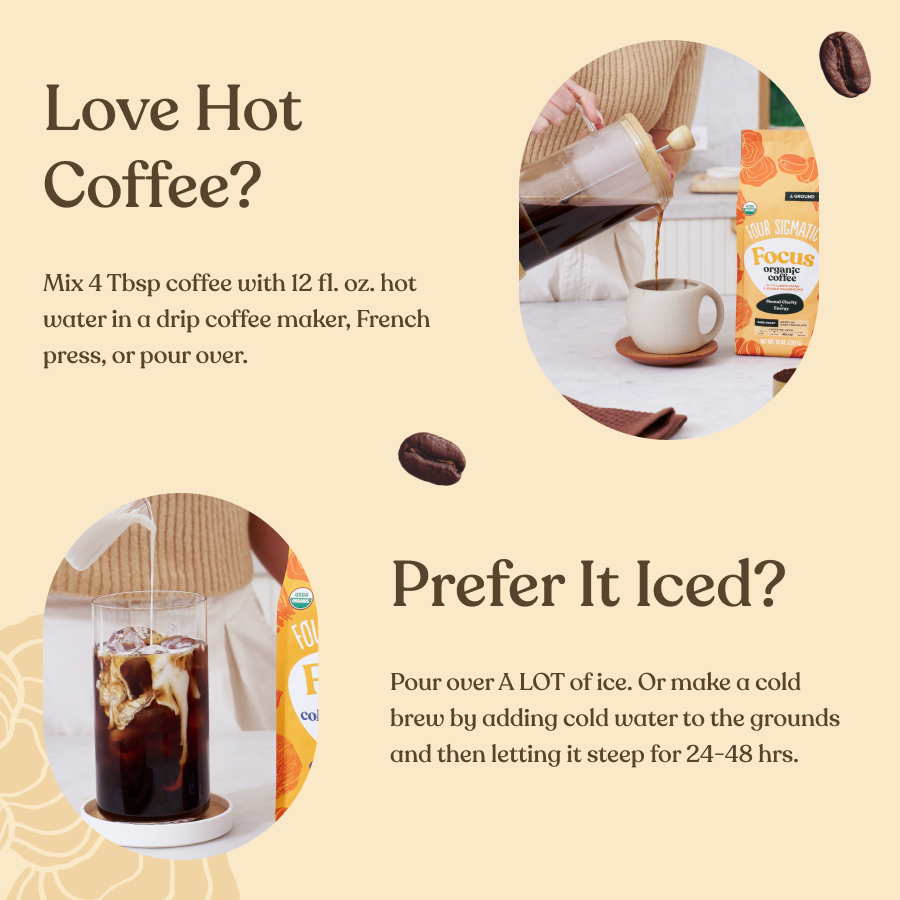 Focus Ground Coffee - Dark - Dark Roast Daily Brew Coffee