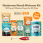 Mushroom Month Welcome Kit - Mushroom Routine Kit