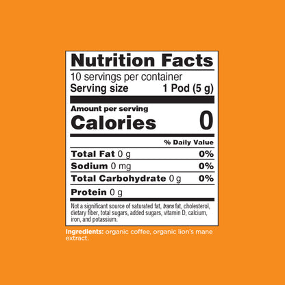 Focus Dark Roast Espresso Pods (10ct) - Dark Roast Coffee Capsule Pack