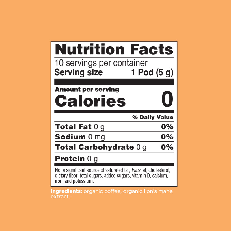 Focus Medium Roast Espresso Pods (10ct) - Medium Roast Coffee Capsule Pack