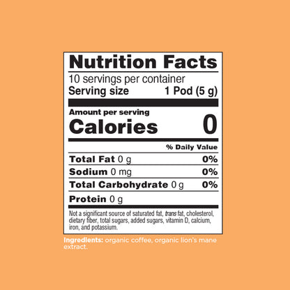 Focus Medium Roast Espresso Pods (10ct) - Medium Roast Coffee Capsule Pack