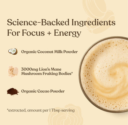Focus Creamer – Chocolate - Chocolate Daily Creamer Blend