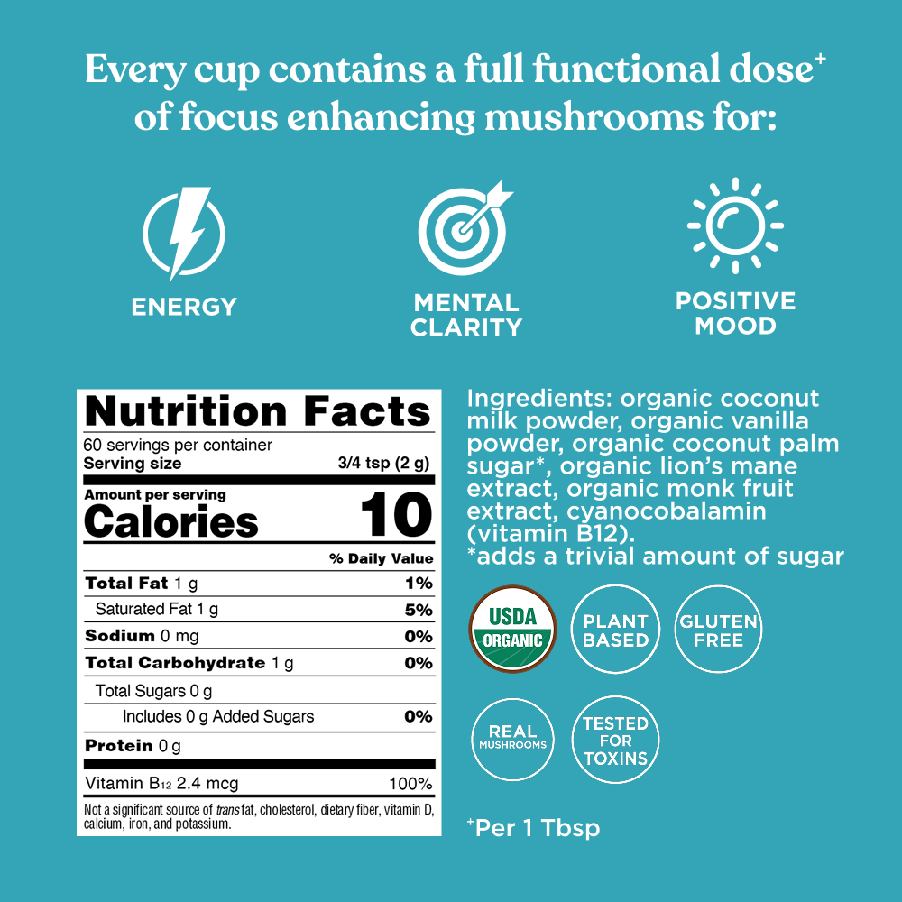 Focus Creamer – Vanilla - Vanilla Daily Creamer Blend