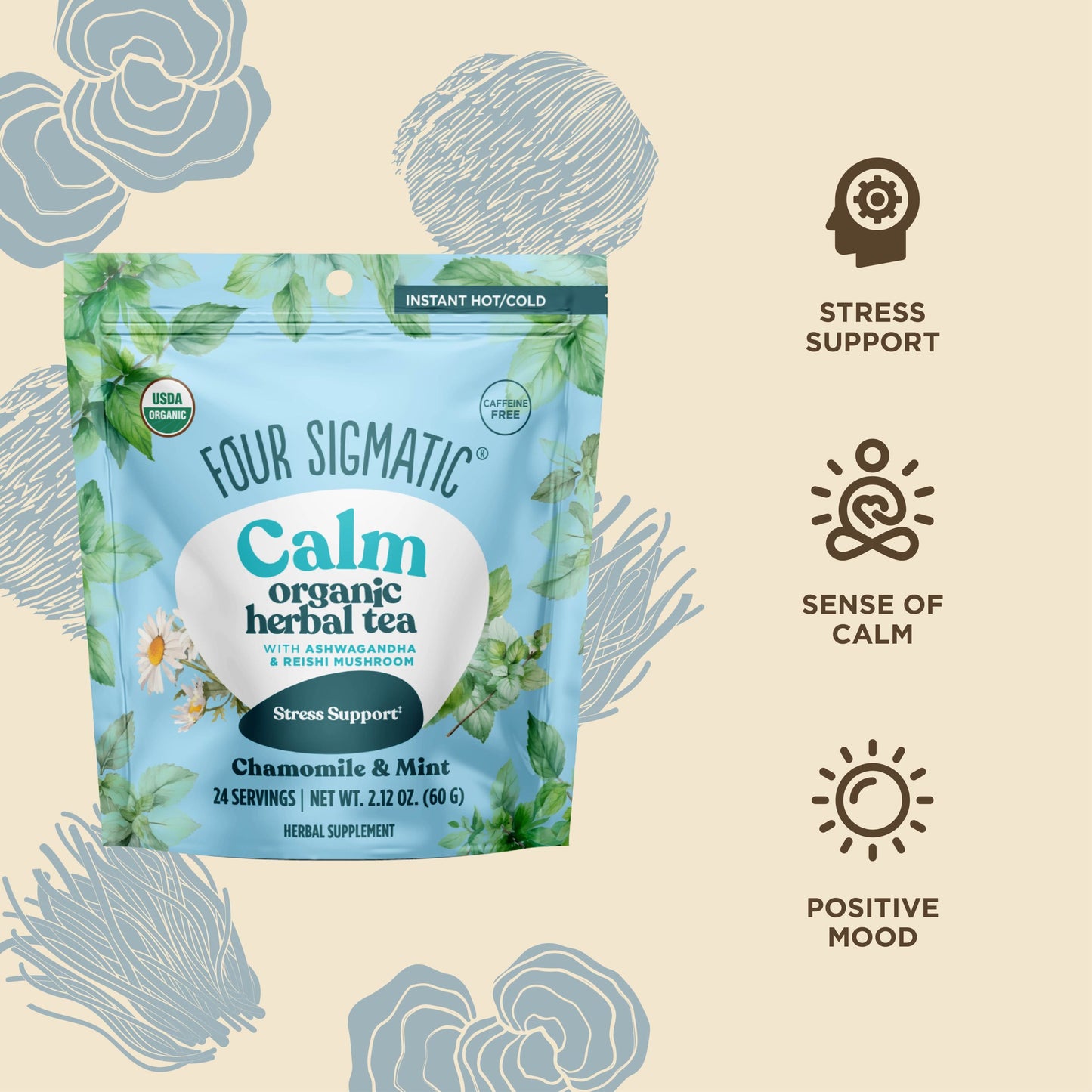 Calm Herbal Tea - Calm Wellness Herbal Tea