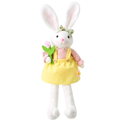 Easter Country Bunnies Decorative Carrot Garland or Carrot Wreath