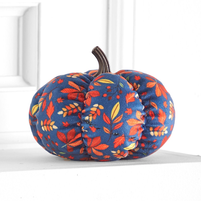 Decorative Harvest Plush Pumpkin