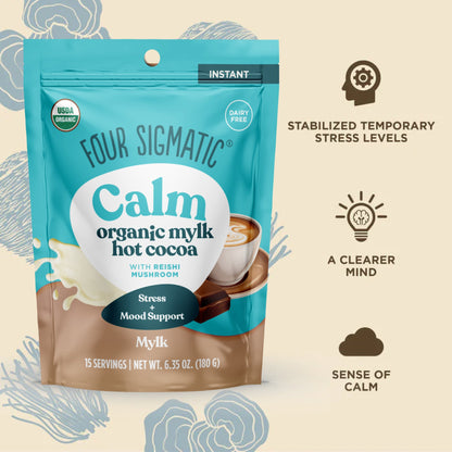 Calm Mylk Hot Cocoa - Calm Wellness Drink Packets