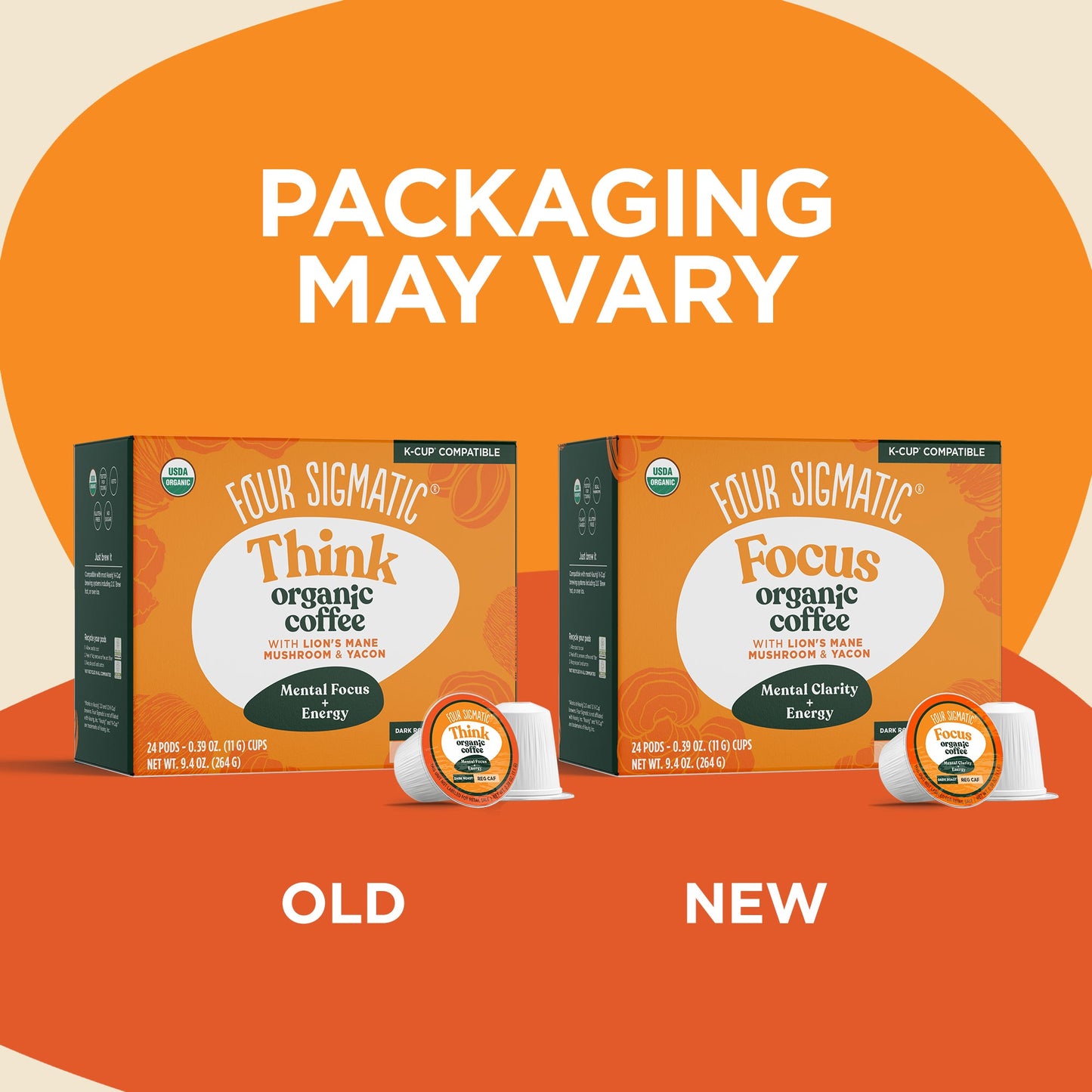 Focus Coffee Pods (24ct) - Focus Daily Brew Pods