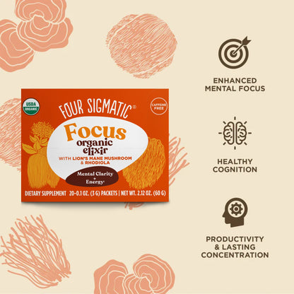 Focus Elixir Packets - Focus Functional Mushroom Sachets