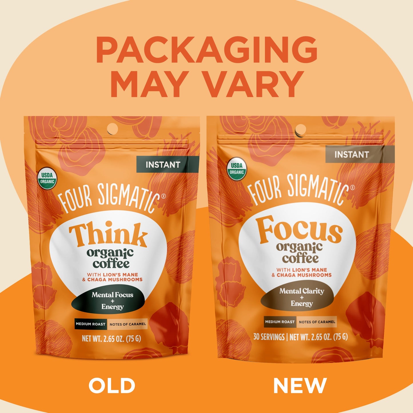 Focus Instant Coffee Multiserve - Focus Daily Mushroom Coffee
