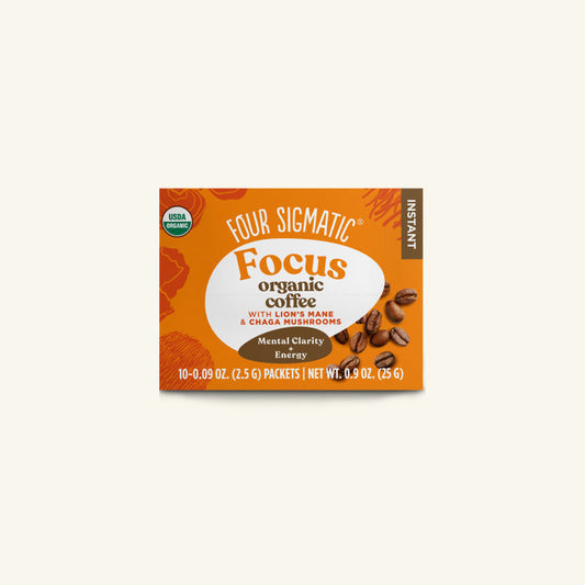 Focus Instant Coffee Packets - Focus Daily Mushroom Coffee