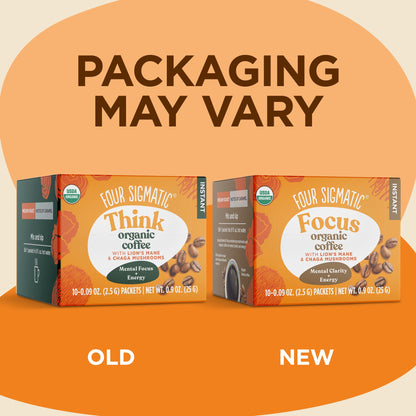 Focus Instant Coffee Packets - Focus Daily Mushroom Coffee