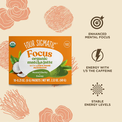 Focus Matcha Latte Packets - Matcha Latte Functional Latte Mix