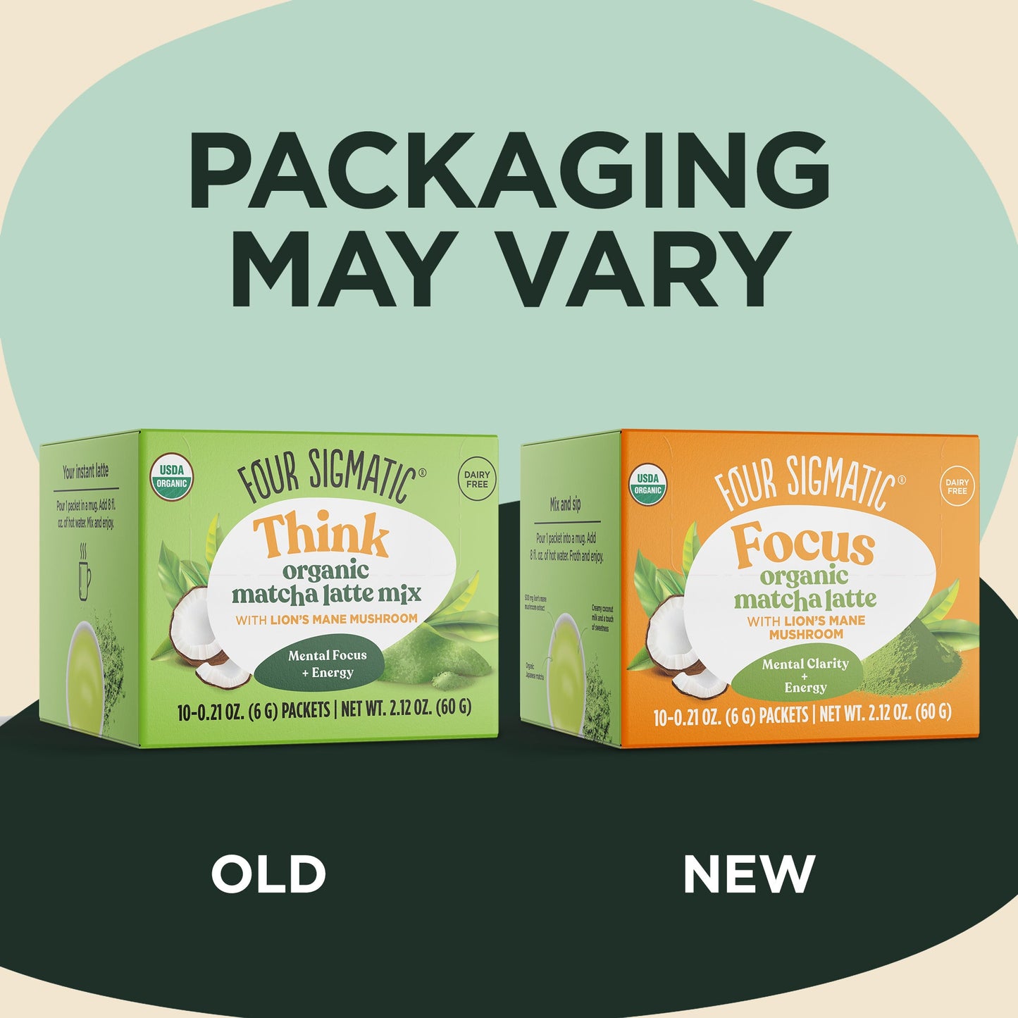 Focus Matcha Latte Packets - Matcha Latte Functional Latte Mix