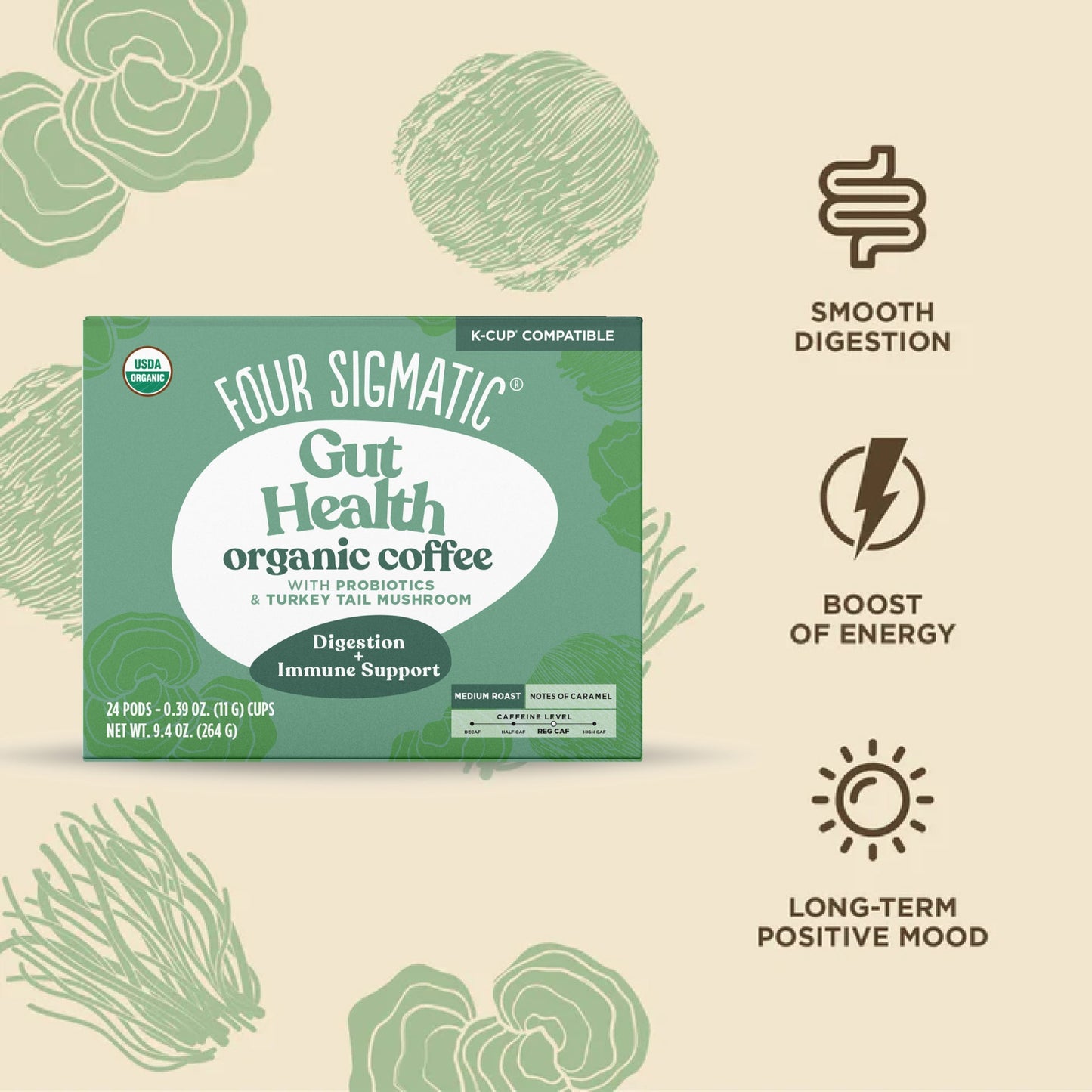 Gut Health Coffee Pods (24ct) - Gut Health Daily Brew Pods