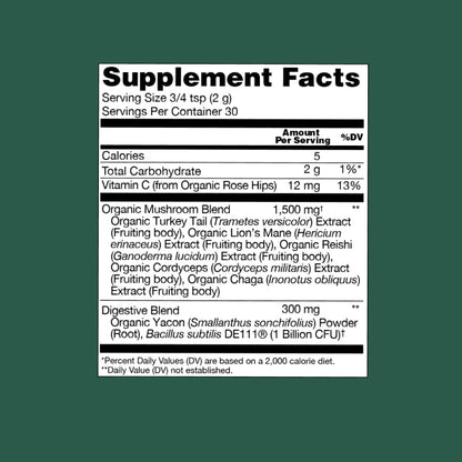 Gut Health Mushroom Blend - Gut Health Wellness Mushroom Mix