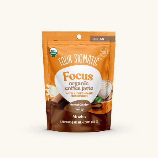 Focus Organic Coffee Latte - Mocha - Mocha Latte Functional Latte Mix